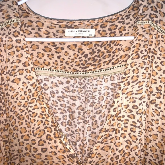 🤍 EUC Like New Spell & The Gypsy Frankie Shirt Dress - Picture 6 of 8